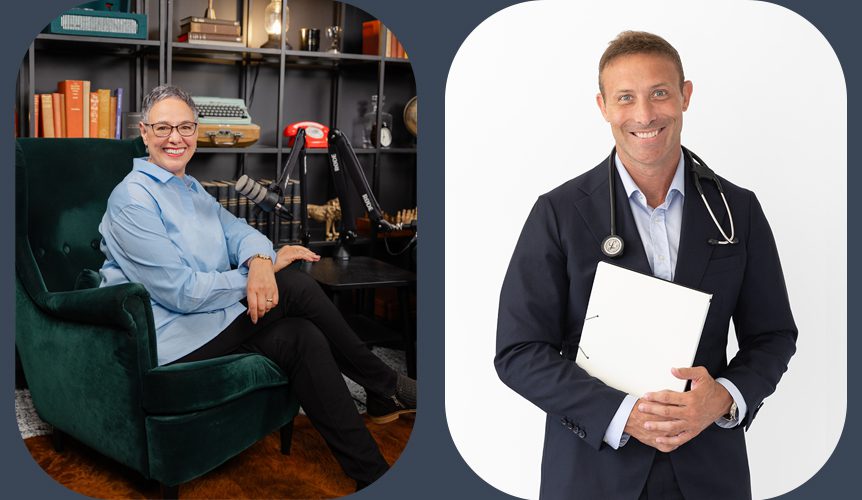 two images of a personal branding headshots in Perth